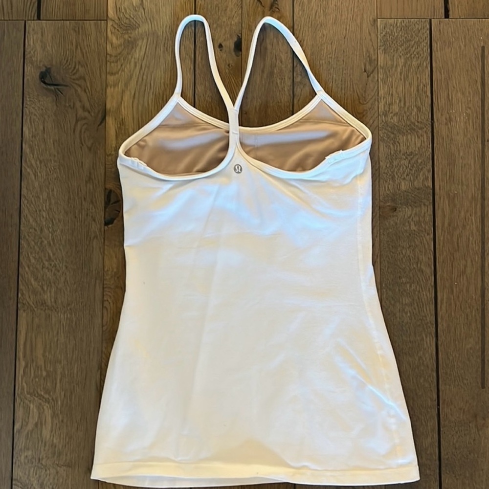 Lululemon White Tank Top - Picture 3 of 3